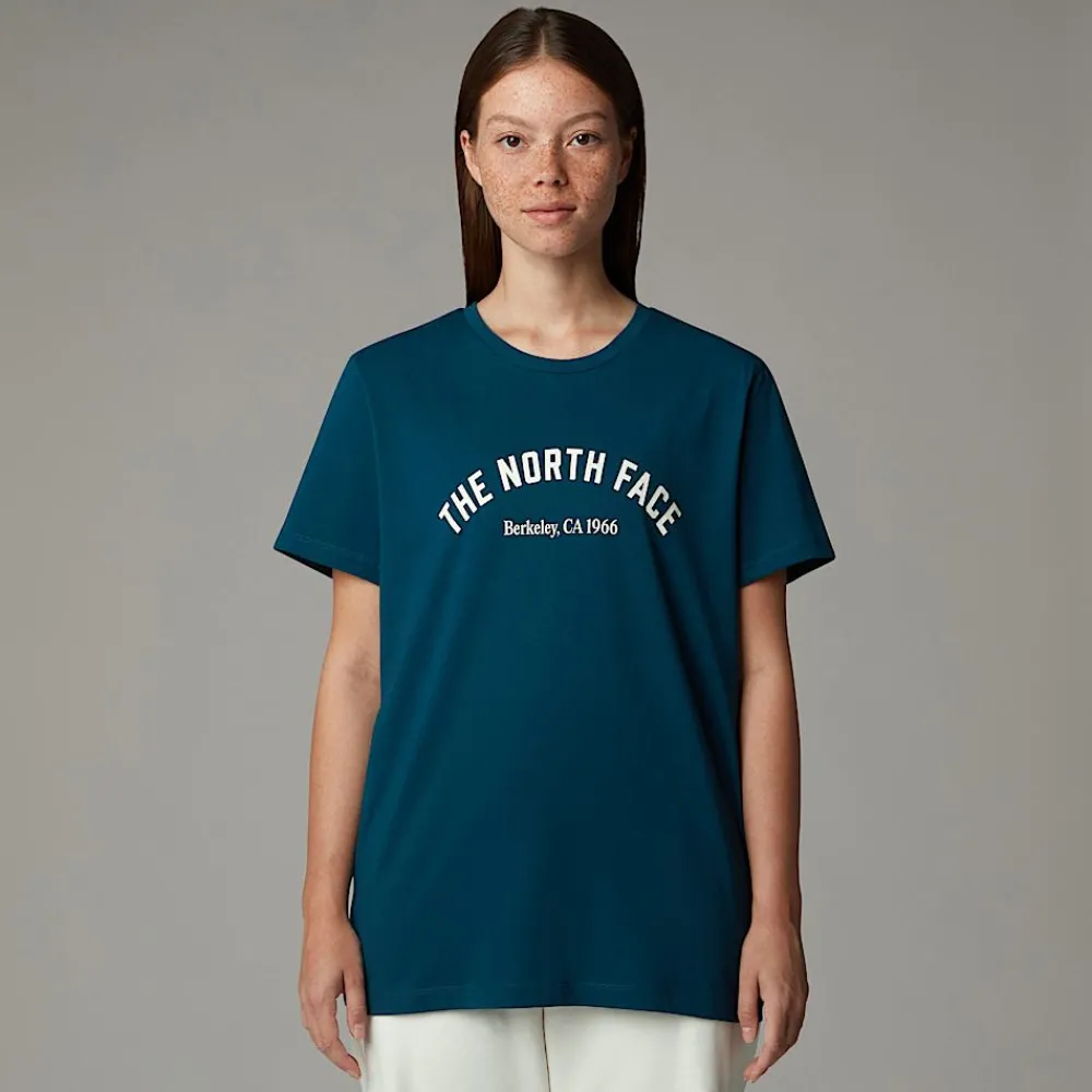 Mujer The North Face T-Shirts<Camiseta Con Estampado Gráfico Varsity Para Mujer