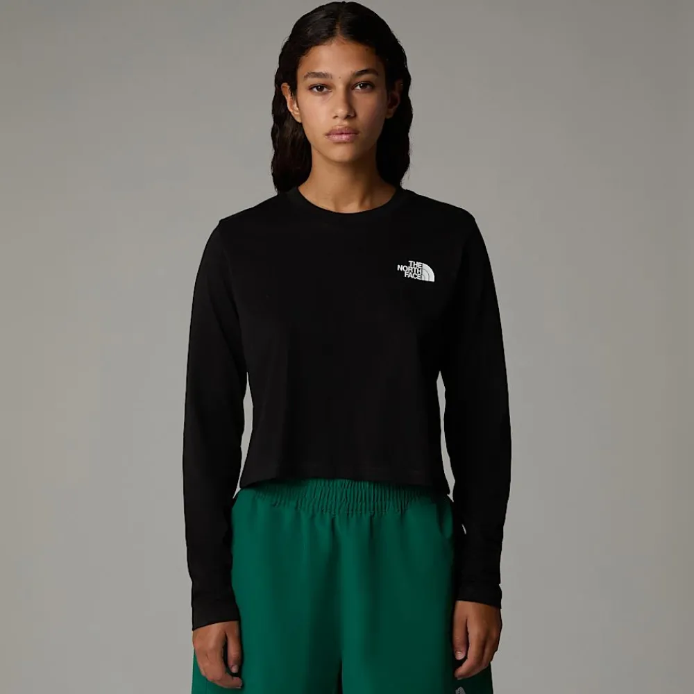 Mujer The North Face T-Shirts<Camiseta Corta De Manga Larga Simple Dome Para Mujer