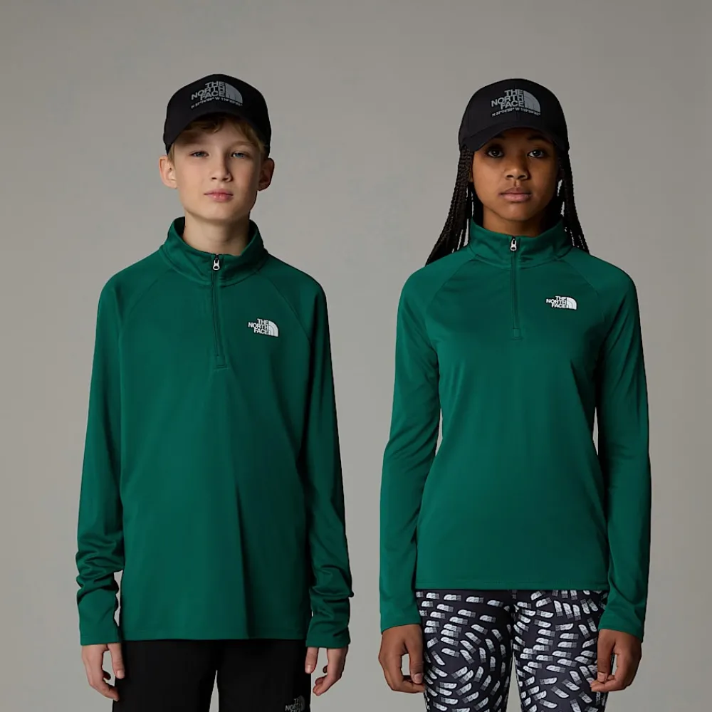 Niños The North Face Forros Polares & Sudaderas<Camiseta De Manga Larga Con Cremallera De 1/4 Never Stop Para Jóvenes