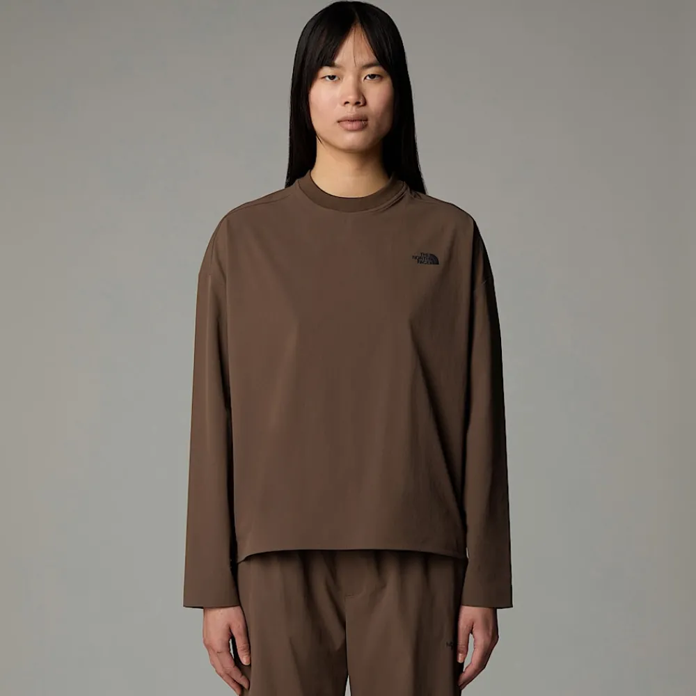 Mujer The North Face T-Shirts<Camiseta De Tela De Manga Larga Para Mujer