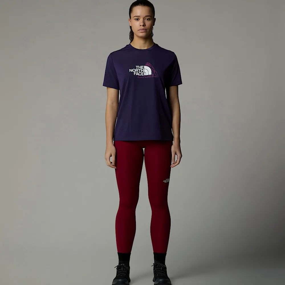 Mujer The North Face T-Shirts<Camiseta Foundation Mountain Para Mujer