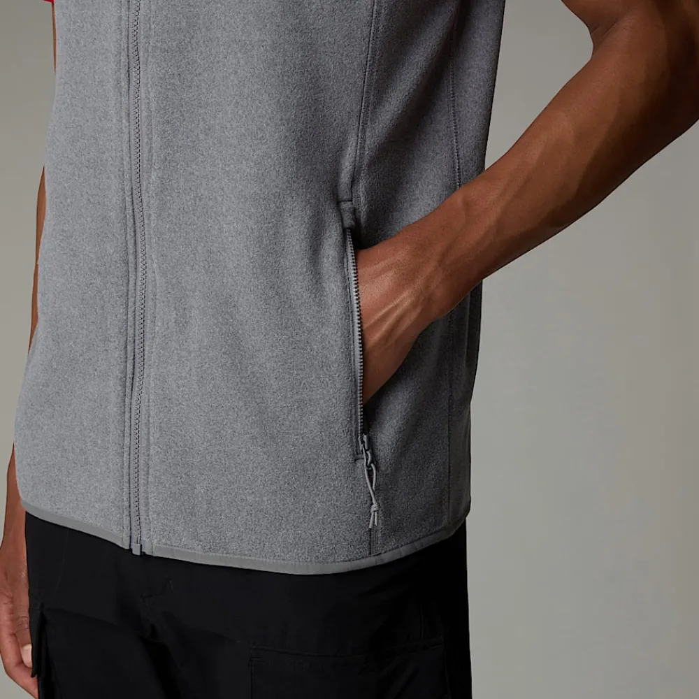 Hombre The North Face Forros Polares<Chaleco Glacier 100 Para Hombre