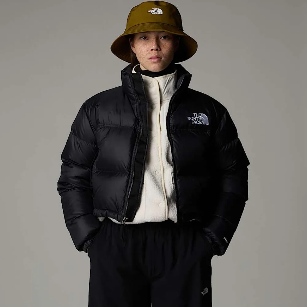 Mujer The North Face Chaquetas Nuptse & Chaquetas Acolchadas|Chaquetas De Plumón<Chaqueta Corta Nuptse Para Mujer
