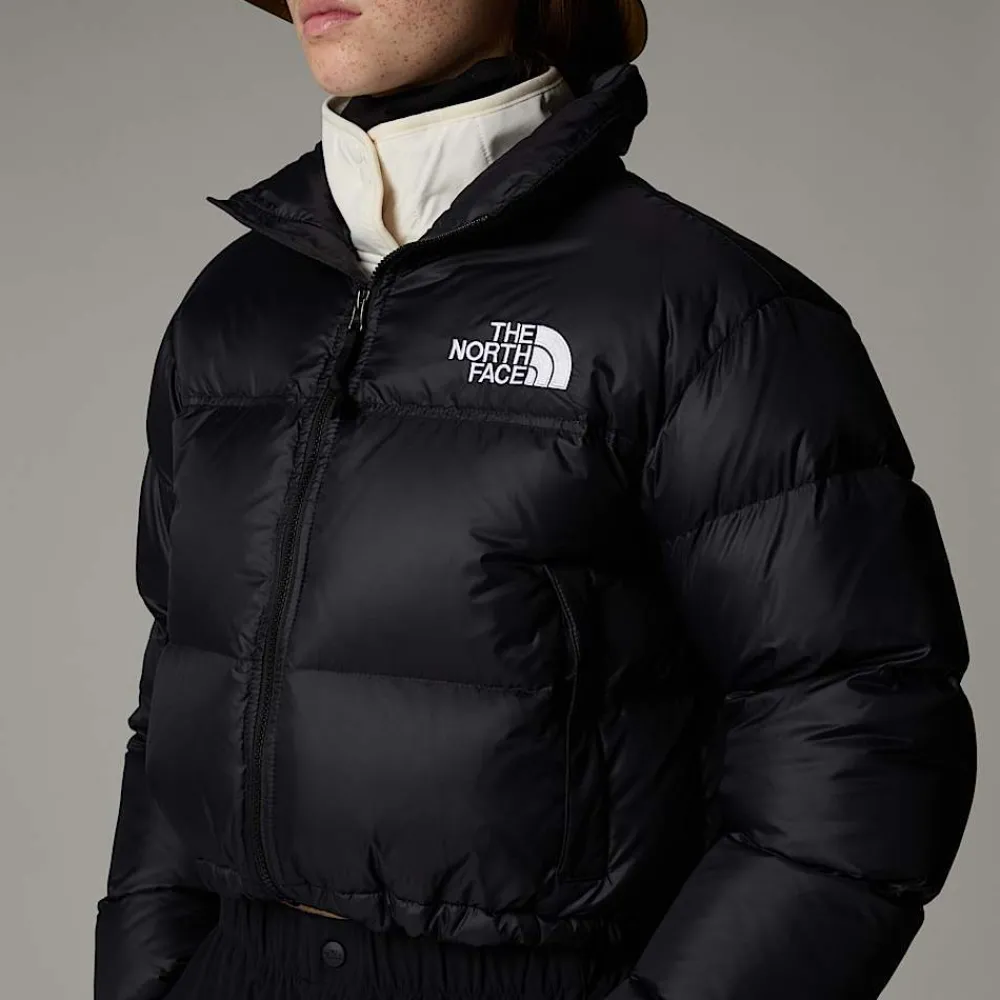 Mujer The North Face Chaquetas Nuptse & Chaquetas Acolchadas|Chaquetas De Plumón<Chaqueta Corta Nuptse Para Mujer