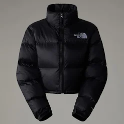 Mujer The North Face Chaquetas Nuptse & Chaquetas Acolchadas|Chaquetas De Plumón<Chaqueta Corta Nuptse Para Mujer