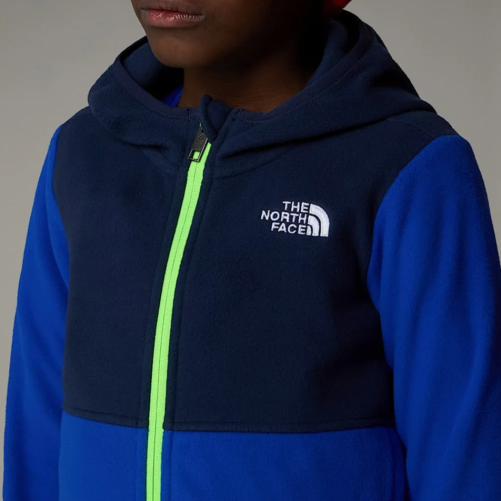 Niños The North Face Niños Pequeños (2-7 Años)<Chaqueta Polar Con Capucha Y Cremallera Integral Glacier Para Niños