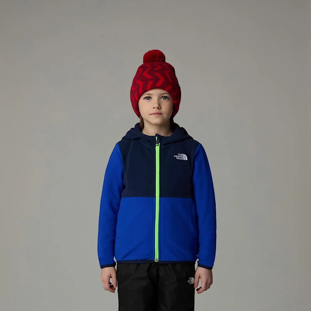 Niños The North Face Niños Pequeños (2-7 Años)<Chaqueta Polar Con Capucha Y Cremallera Integral Glacier Para Niños