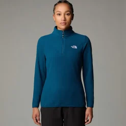 Mujer The North Face Forros Polares<Forro Polar Con Cremallera De 1/4 Glacier 100 Para Mujer