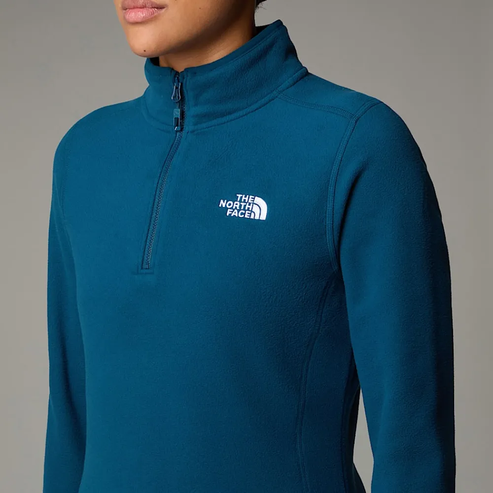 Mujer The North Face Forros Polares<Forro Polar Con Cremallera De 1/4 Glacier 100 Para Mujer