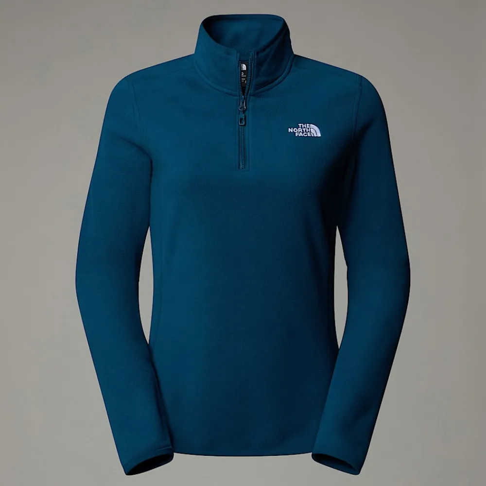 Mujer The North Face Forros Polares<Forro Polar Con Cremallera De 1/4 Glacier 100 Para Mujer