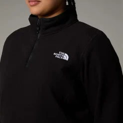 Mujer The North Face Forros Polares|Tops De Talla Grande<Forro Polar Con Cremallera De 1/4 Glacier 100 De Talla Grande Para Mujer