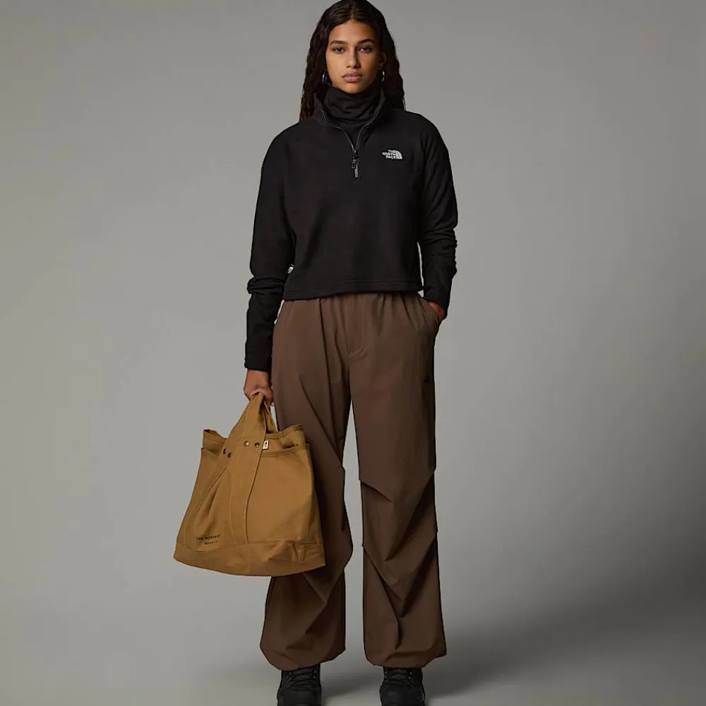 Mujer The North Face Forros Polares<Forro Polar Corto Con Cremallera De 1/4 Glacier 100 Para Mujer