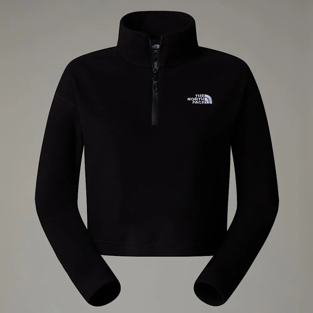 Mujer The North Face Forros Polares<Forro Polar Corto Con Cremallera De 1/4 Glacier 100 Para Mujer