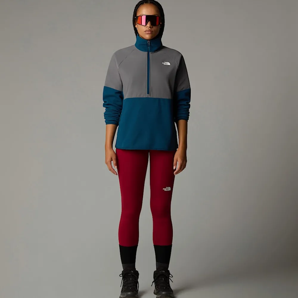 Mujer The North Face Forros Polares<Forro Polar De Peso Grueso Con Media Cremallera Glacier Para Mujer