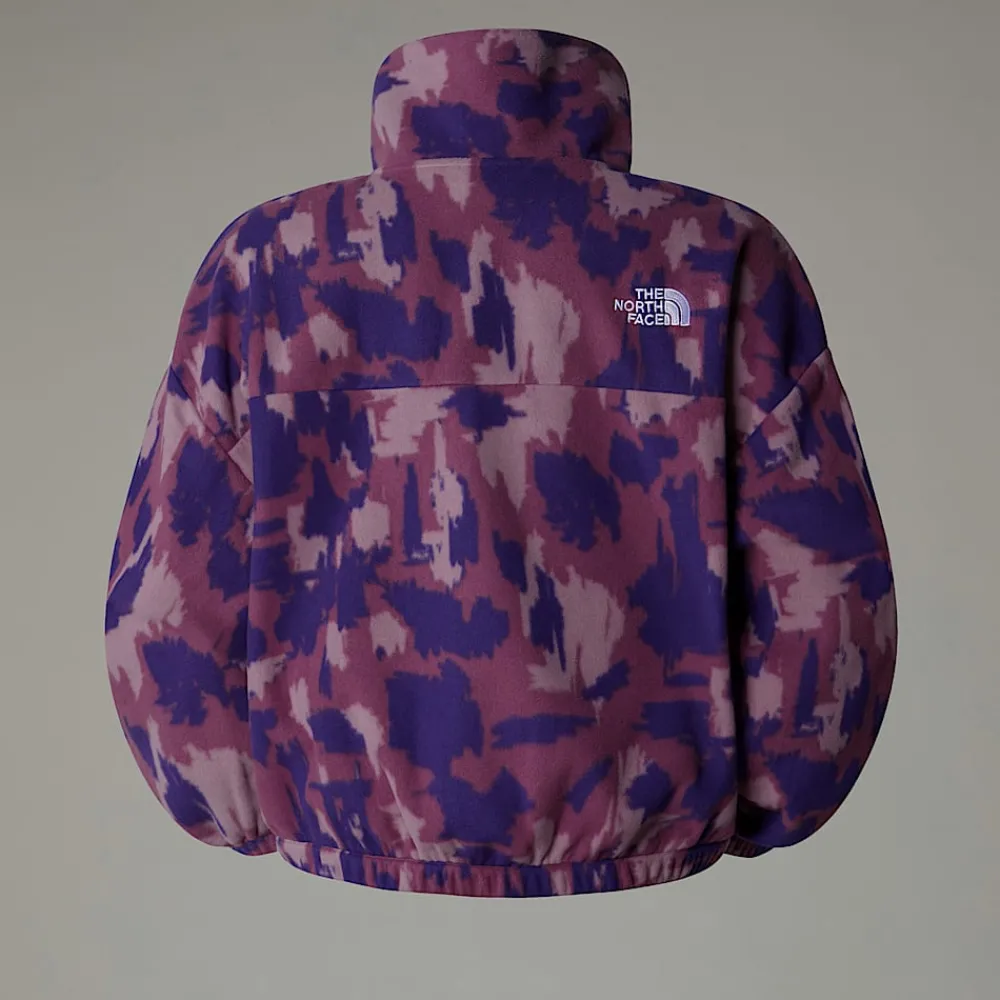 Mujer The North Face Forros Polares<Forro Polar Estampado Con Cremallera De 1/4 Para Mujer