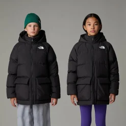 Niños The North Face Abrigos & Chaquetas|Abrigos & Chaquetas<Parka Corta De Plumón Con Forro Polar North Para Jóvenes
