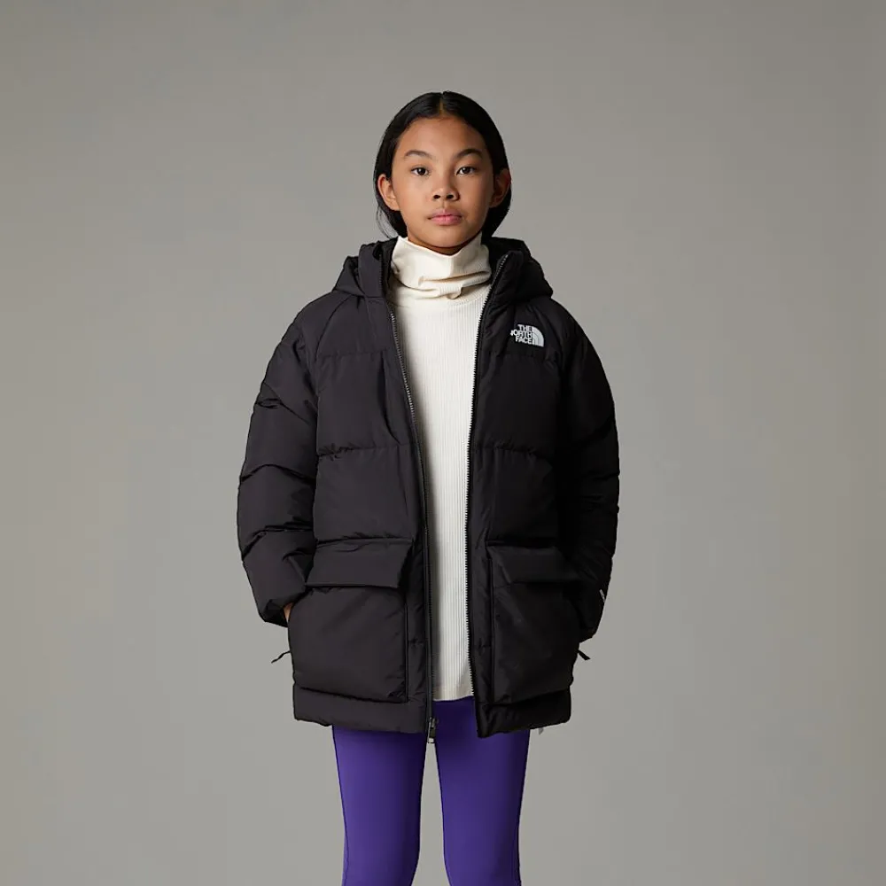 Niños The North Face Abrigos & Chaquetas|Abrigos & Chaquetas<Parka Corta De Plumón Con Forro Polar North Para Jóvenes