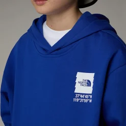 Niños The North Face Forros Polares & Sudaderas<Sudadera Holgada Con Capucha Y Estampado Gráfico Coordinates Para Niño