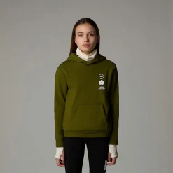 Niños The North Face Forros Polares & Sudaderas<Sudadera Holgada Con Estampado Gráfico Flower Para Niña