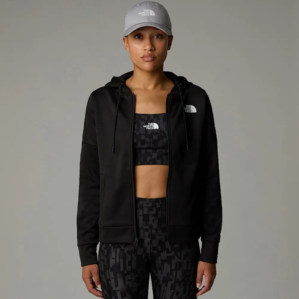 Mujer The North Face Hoodies & Sweatshirts|Combinaciones<Sudadera Polar Con Capucha Y Cremallera Integral Reaxion Para Mujer